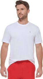 Calvin Klein Men's Light Weight Quick Dry Short Sleeve 40+ UPF Protection